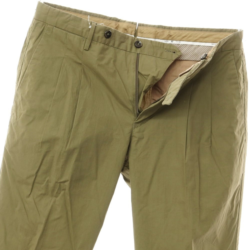 [Used] PT TORINO Stretch Cotton Casual Slacks Pants Olive [46] [Condition Rank B] [Men&