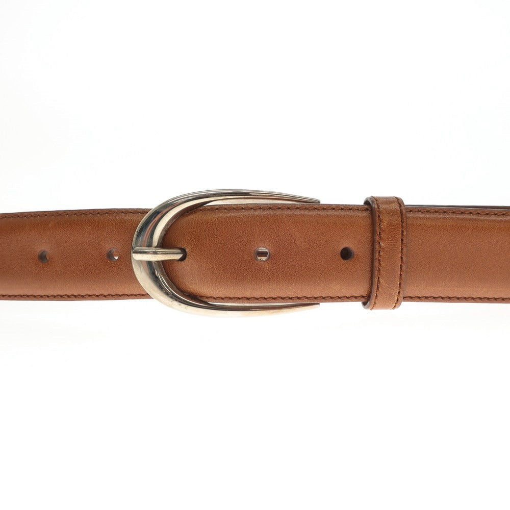 [Used] Nobunoza Leather Belt Tan Brown [Size 34/85] [BRW] [S/S/A/W] [Condition Rank C] [Men&