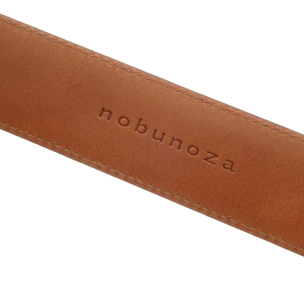 [Used] Nobunoza Leather Belt Tan Brown [Size 34/85] [BRW] [S/S/A/W] [Condition Rank C] [Men&