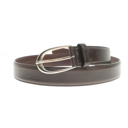 [Used] Nobunoza Leather Belt Dark Brown [Size 34/85] [BRW] [S/S/A/W] [Condition Rank C] [Men&