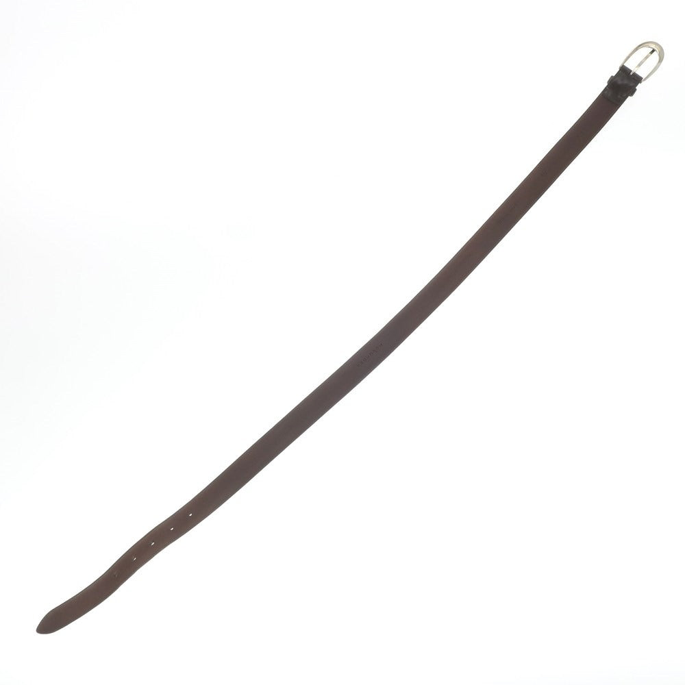 [Used] Nobunoza Leather Belt Dark Brown [Size 34/85] [BRW] [S/S/A/W] [Condition Rank C] [Men&