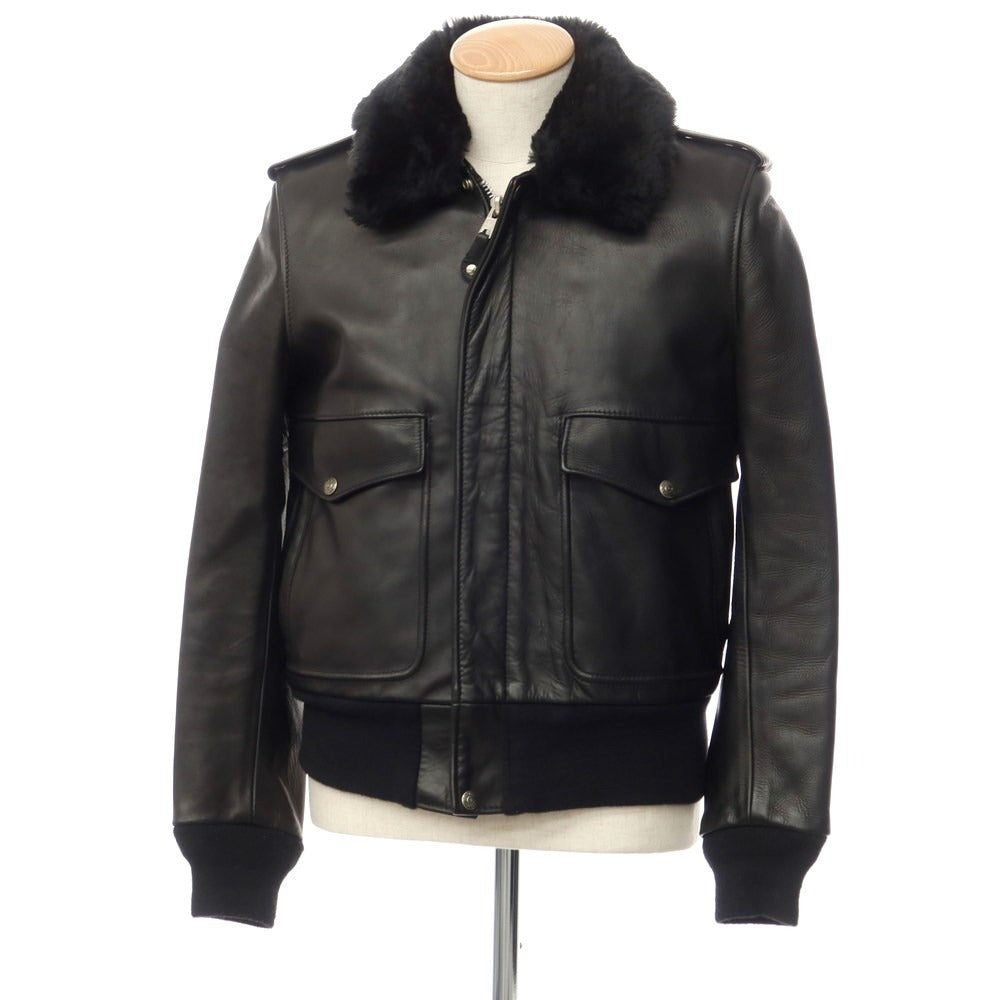 [Used] Schott cow leather jacket with liner, black [size 38] [BLK] [A/W] [Condition rank C] [Men&