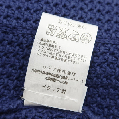 [Used] CRUCIANI mid-gauge cotton knit jacket/cardigan, light navy [44] [Condition: B] [Men&