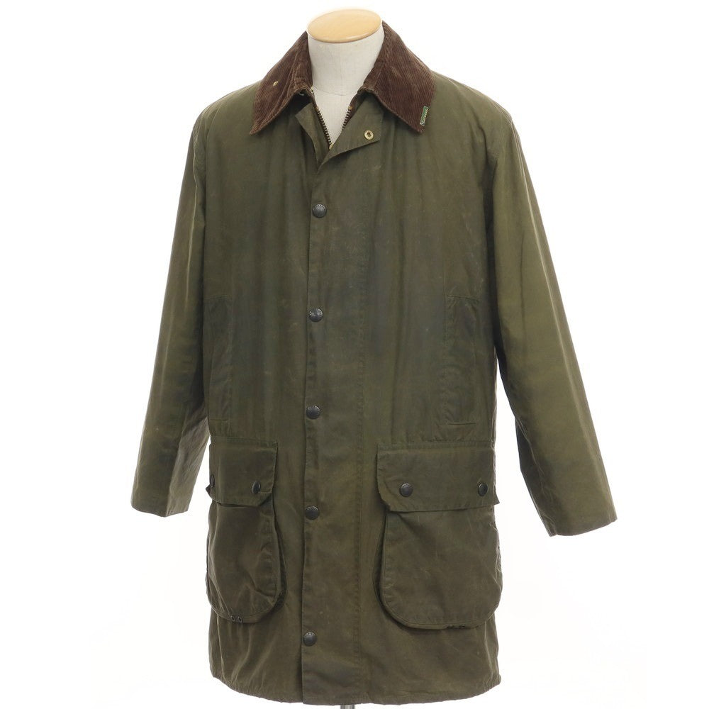 [Used] Barbour BORDER Oiled Cotton Field Coat Olive [Size 36] [GRN] [S/S/A/W] [Condition Rank C] [Men&
