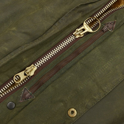 [Used] Barbour BORDER Oiled Cotton Field Coat Olive [Size 36] [GRN] [S/S/A/W] [Condition Rank C] [Men&