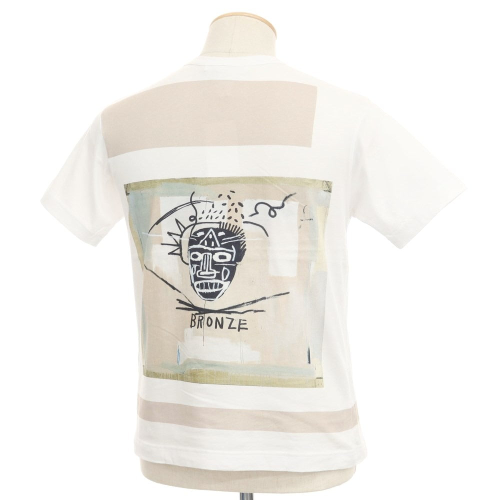 【中古】コムデギャルソンシャツ COMME des GARCONS SHIRT バスキア コットン 半袖 クルーネック Ｔシャツ ホワイト【サイズXS】【WHT】【S/S】【状態ランクC】【メンズ】【768896】
[CPD]