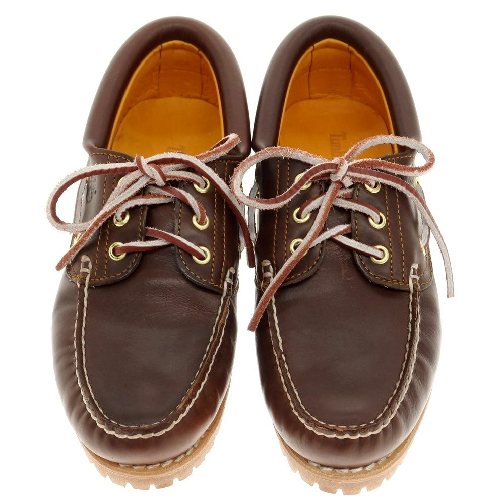 [Used] Timberland Leather Boat Shoes Deck Shoes Brown [Size UK6] [BRW] [S/S/A/W] [Condition Rank A] [Men&