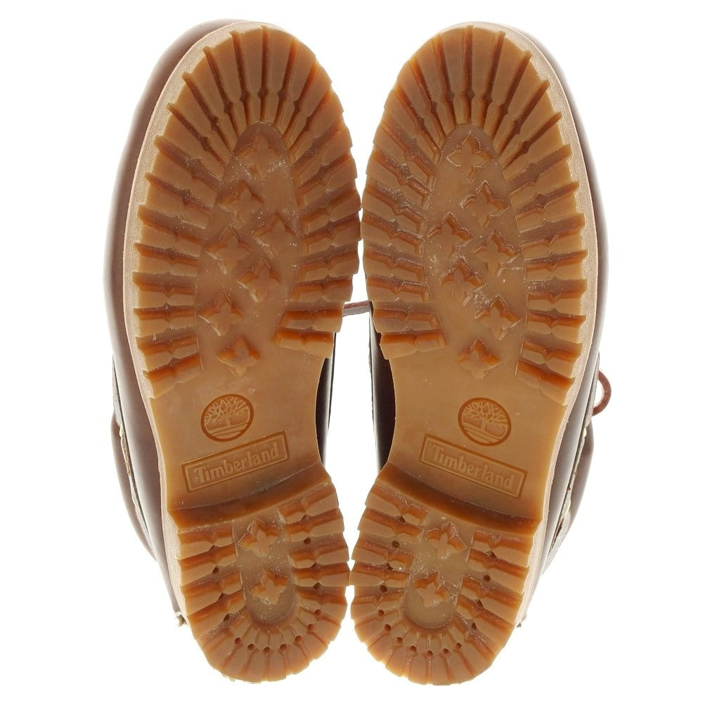 [Used] Timberland Leather Boat Shoes Deck Shoes Brown [Size UK6] [BRW] [S/S/A/W] [Condition Rank A] [Men&