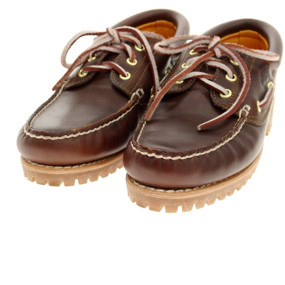 [Used] Timberland Leather Boat Shoes Deck Shoes Brown [Size UK6] [BRW] [S/S/A/W] [Condition Rank A] [Men&