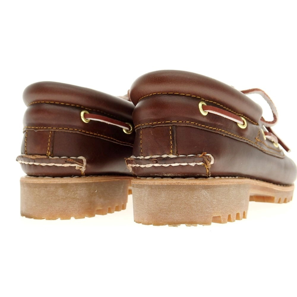 [Used] Timberland Leather Boat Shoes Deck Shoes Brown [Size UK6] [BRW] [S/S/A/W] [Condition Rank A] [Men&