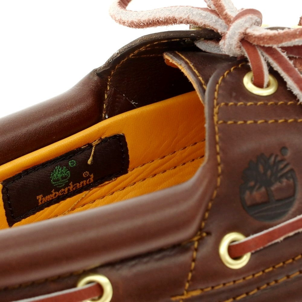 [Used] Timberland Leather Boat Shoes Deck Shoes Brown [Size UK6] [BRW] [S/S/A/W] [Condition Rank A] [Men&