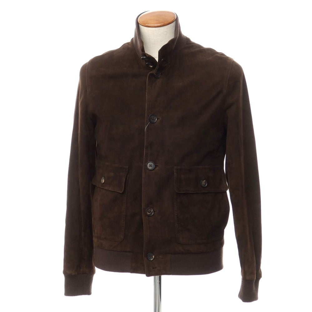 [Used] Ring Jacket, Suede Sheepskin Leather Blouson, Brown [Size 46] [BRW] [A/W] [Condition Rank C] [Men&