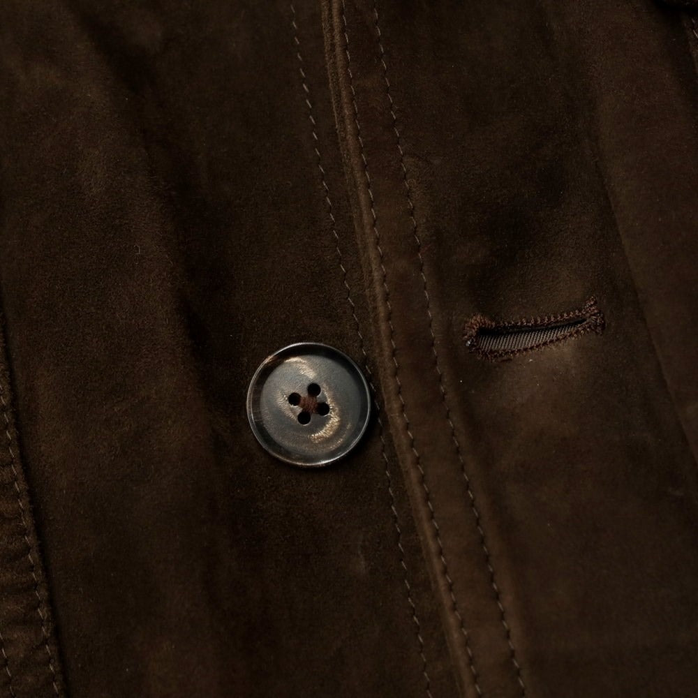 [Used] Ring Jacket, Suede Sheepskin Leather Blouson, Brown [Size 46] [BRW] [A/W] [Condition Rank C] [Men&