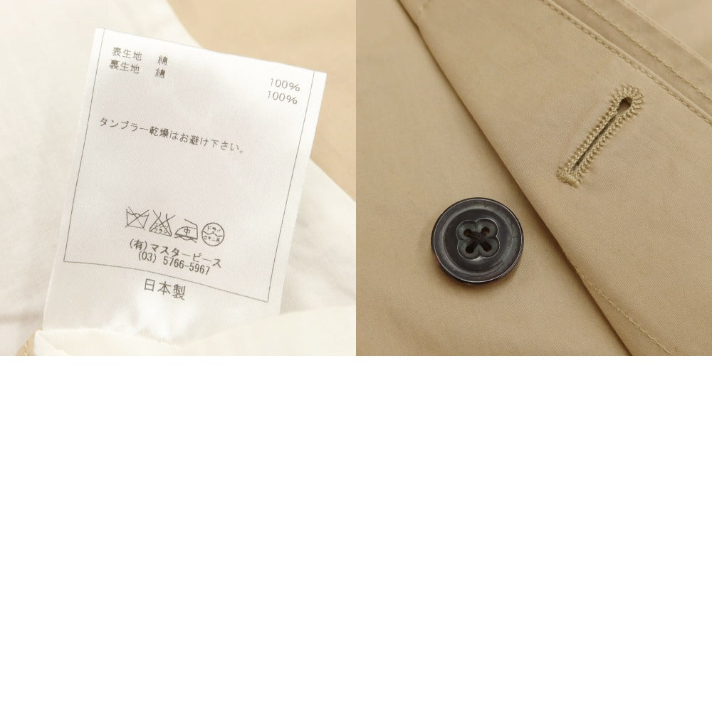 [Used] Scye Cotton Balmac Coat Beige [38] [Condition Rank C] [Men&