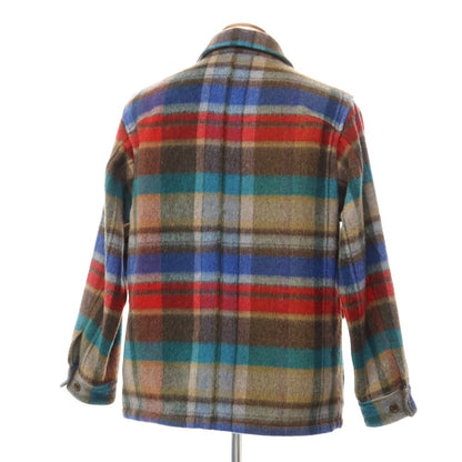 [Used] TS(s) Wool Nylon Check Coverall Blouson Brown x Red x Blue [Size 2] [BRW] [A/W] [Condition Rank B] ​​[Men&