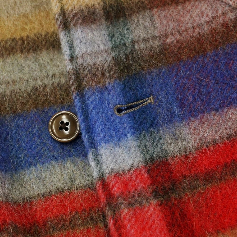 [Used] TS(s) Wool Nylon Check Coverall Blouson Brown x Red x Blue [Size 2] [BRW] [A/W] [Condition Rank B] ​​[Men&