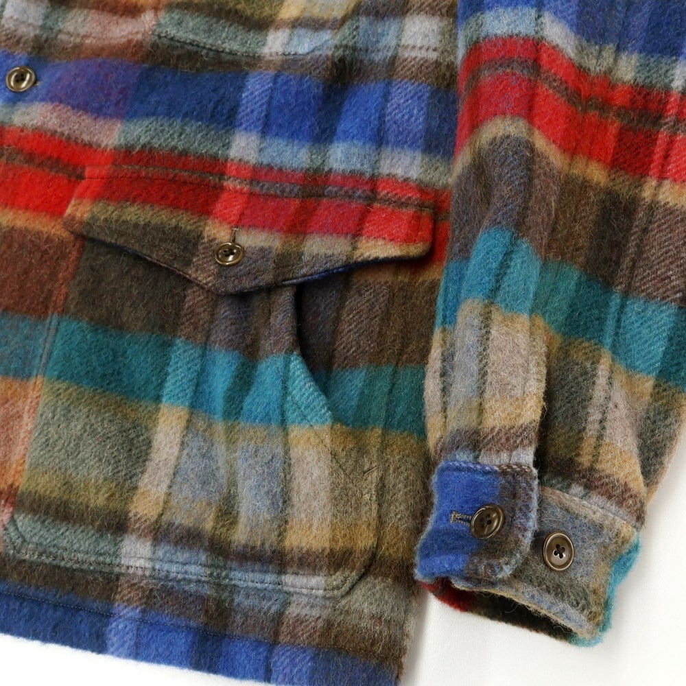 [Used] TS(s) Wool Nylon Check Coverall Blouson Brown x Red x Blue [Size 2] [BRW] [A/W] [Condition Rank B] ​​[Men&