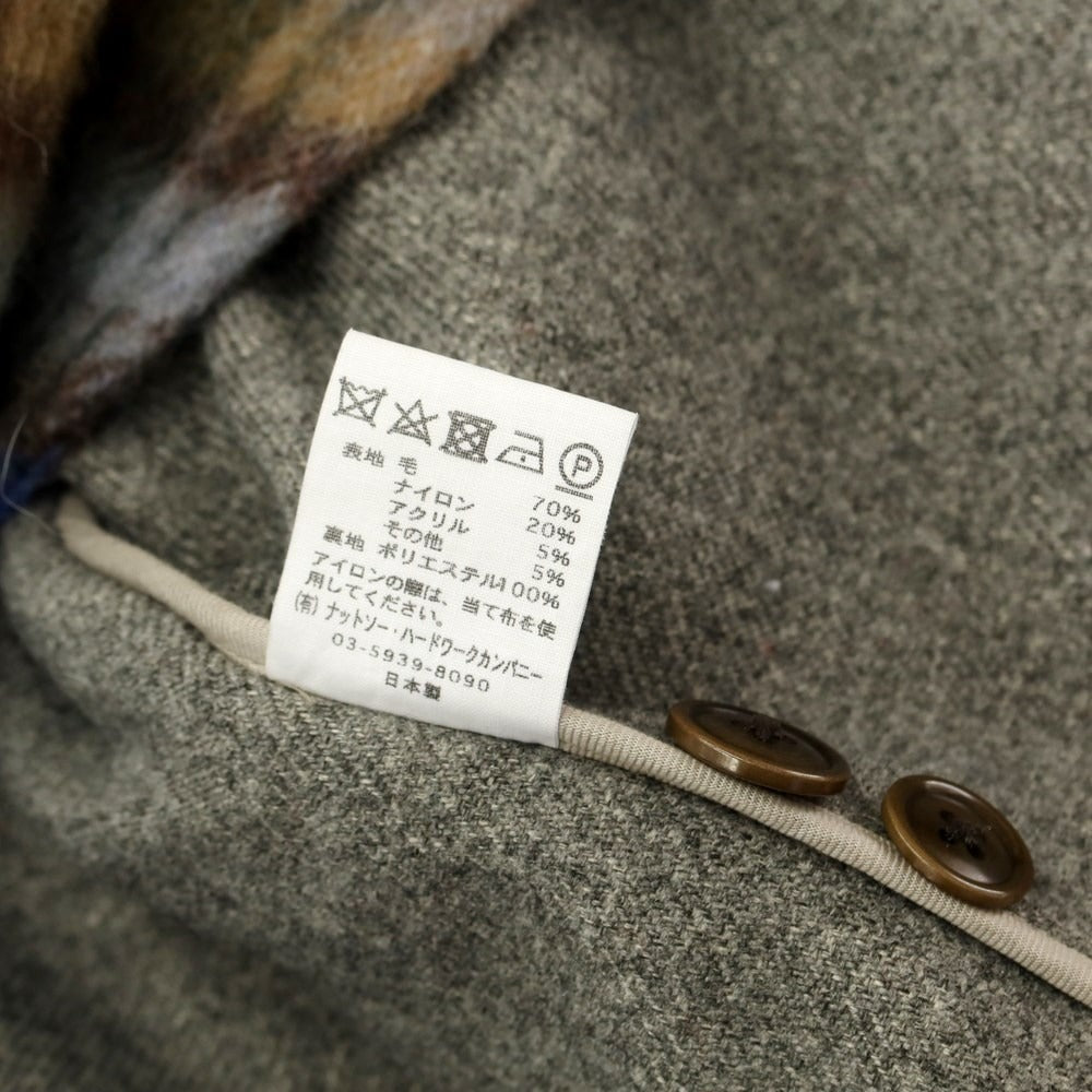 [Used] TS(s) Wool Nylon Check Coverall Blouson Brown x Red x Blue [Size 2] [BRW] [A/W] [Condition Rank B] ​​[Men&