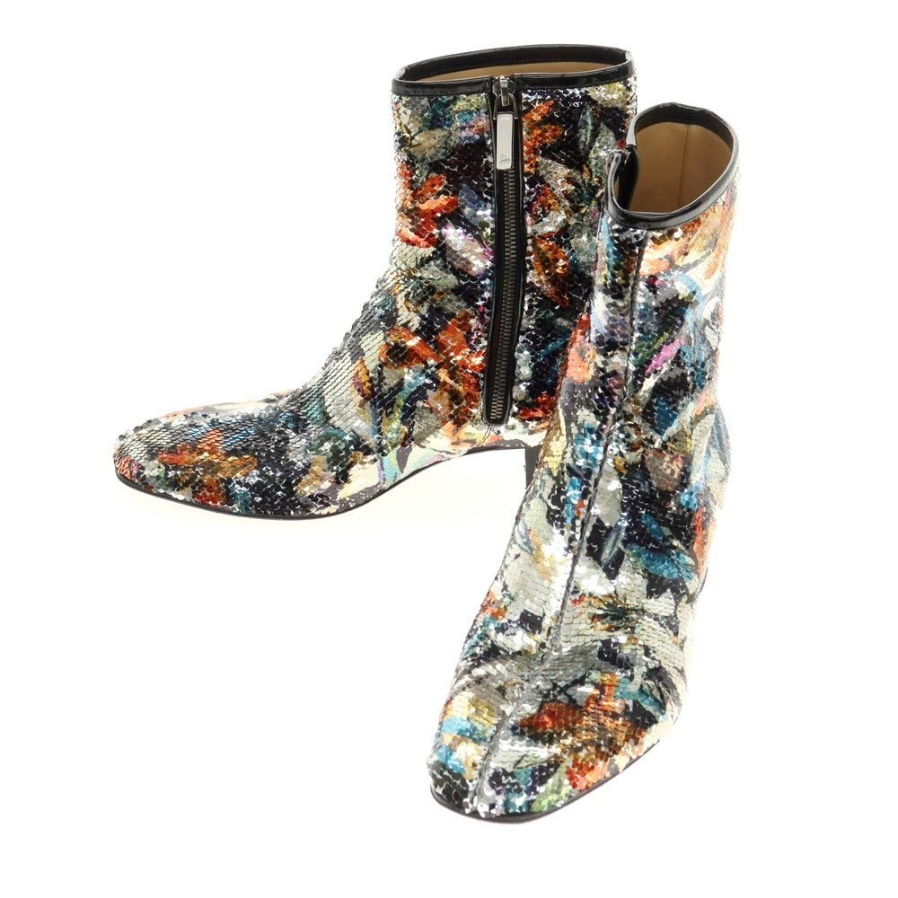 [Used] Christian Louboutin Sequin Side Zip Boots Multicolor [Size 41] [MLT] [S/S/A/W] [Condition Rank B] ​​[Men&