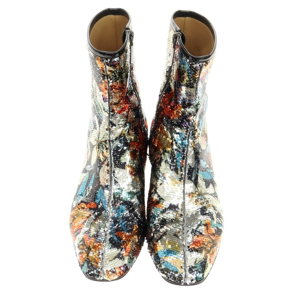 [Used] Christian Louboutin Sequin Side Zip Boots Multicolor [Size 41] [MLT] [S/S/A/W] [Condition Rank B] ​​[Men&