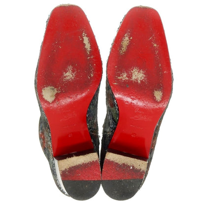 [Used] Christian Louboutin Sequin Side Zip Boots Multicolor [Size 41] [MLT] [S/S/A/W] [Condition Rank B] ​​[Men&