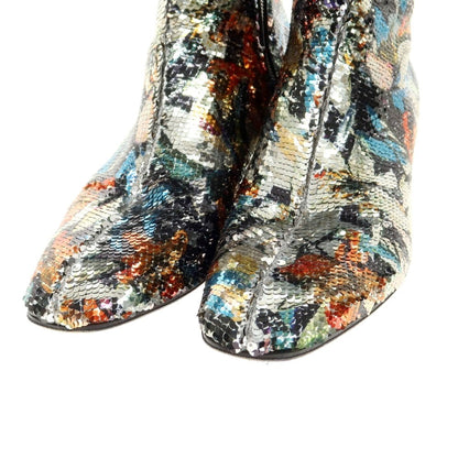 [Used] Christian Louboutin Sequin Side Zip Boots Multicolor [Size 41] [MLT] [S/S/A/W] [Condition Rank B] ​​[Men&
