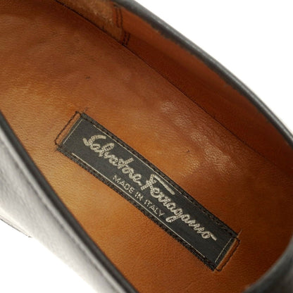 【中古】サルヴァトーレフェラガモ Salvatore Ferragamo 型押しレザー ストラップローファー ブラック【サイズ7 1/2 EE】【BLK】【S/S/A/W】【状態ランクC】【メンズ】【768880】
[EPD]