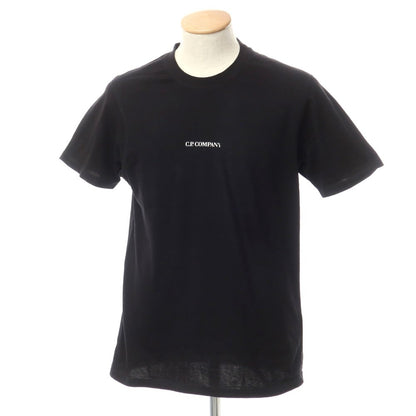 [Used] CP Company Cotton Crew Neck Short Sleeve T-Shirt Black [S] [Condition Rank C] [Men&