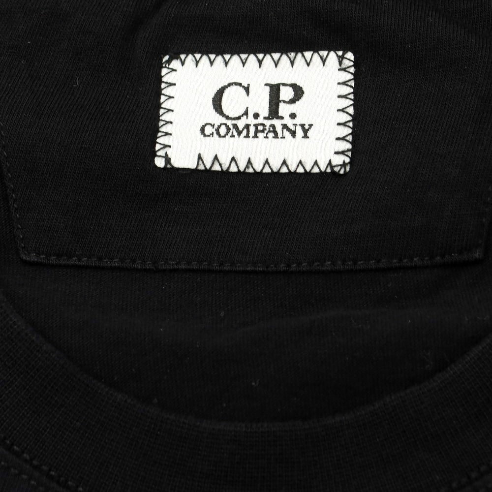 [Used] CP Company Cotton Crew Neck Short Sleeve T-Shirt Black [S] [Condition Rank C] [Men&