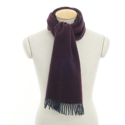 [Used] Spruce Cashmere Fringe Scarf Purple x Wine Red [PUP] [A/W] [Condition Rank C] [Men&