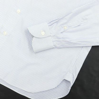 [Used] Mario Muscariello Striped Semi-Wide Collar Dress Shirt White x Blue [Size 40] [WHT] [S/S/A/W] [Condition Rank C] [Men&