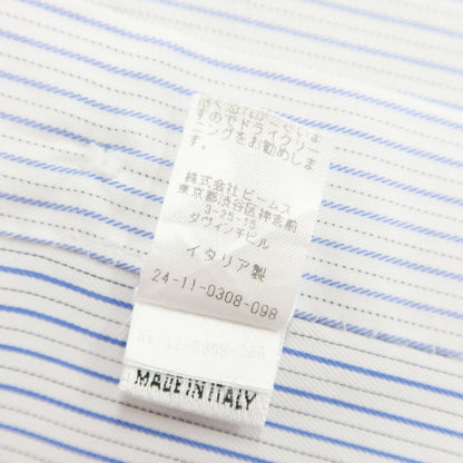 [Used] Mario Muscariello Striped Semi-Wide Collar Dress Shirt White x Blue [Size 40] [WHT] [S/S/A/W] [Condition Rank C] [Men&