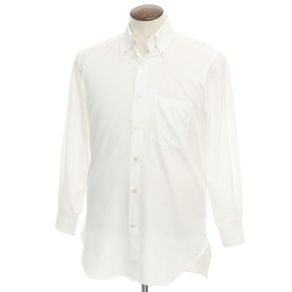 [Used] Kiton Royal Oxford Button-down Dress Shirt, White [Size 41] [WHT] [S/S/A/W] [Condition Rank C] [Men&