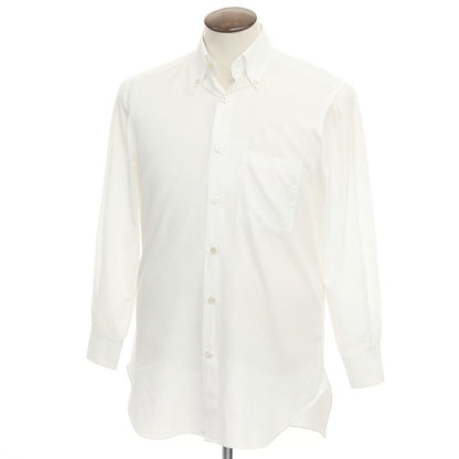 [Used] Kiton Royal Oxford Button-down Dress Shirt, White [Size 41] [WHT] [S/S/A/W] [Condition Rank C] [Men&