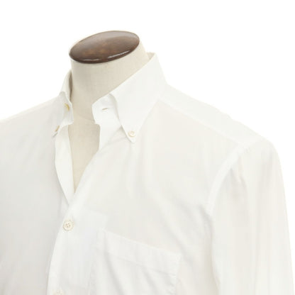 [Used] Kiton Royal Oxford Button-down Dress Shirt, White [Size 41] [WHT] [S/S/A/W] [Condition Rank C] [Men&