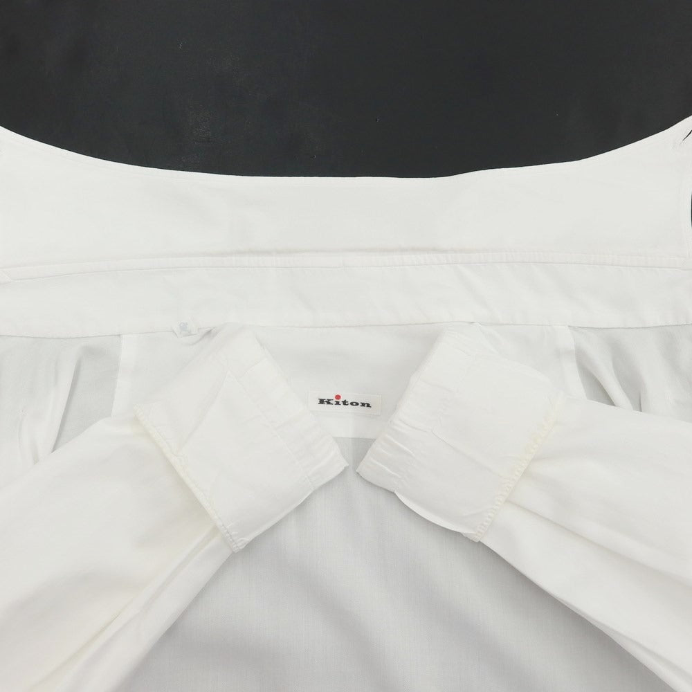 [Used] Kiton Royal Oxford Button-down Dress Shirt, White [Size 41] [WHT] [S/S/A/W] [Condition Rank C] [Men&