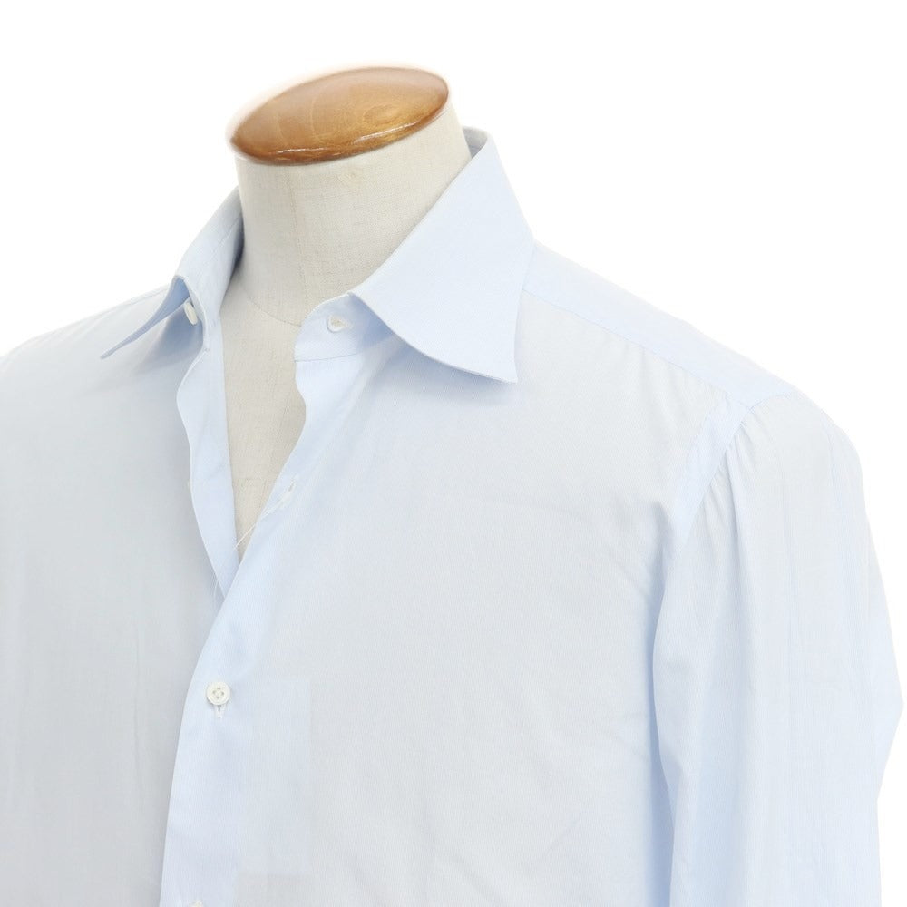 [Used] Laboratorio Napoletano striped dress shirt, light blue [size 41] [BLU] [S/S/A/W] [Condition rank C] [Men&