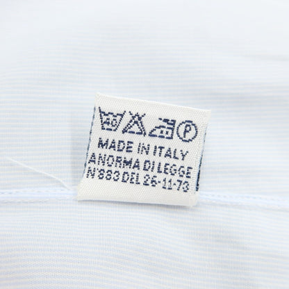 [Used] Laboratorio Napoletano striped dress shirt, light blue [size 41] [BLU] [S/S/A/W] [Condition rank C] [Men&