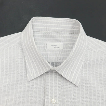 [Used] Marol striped dress shirt, gray x white [Size 41] [GRY] [S/S/A/W] [Condition Rank B] ​​[Men&