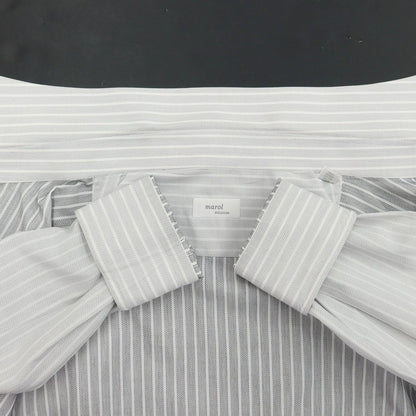 [Used] Marol striped dress shirt, gray x white [Size 41] [GRY] [S/S/A/W] [Condition Rank B] ​​[Men&