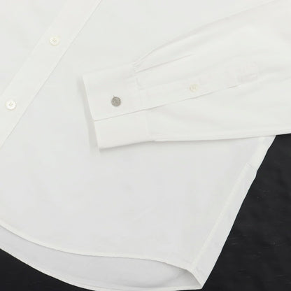 [Used] Hermes Broad Cotton Dress Shirt White [Size 42] [WHT] [S/S/A/W] [Condition Rank C] [Men&
