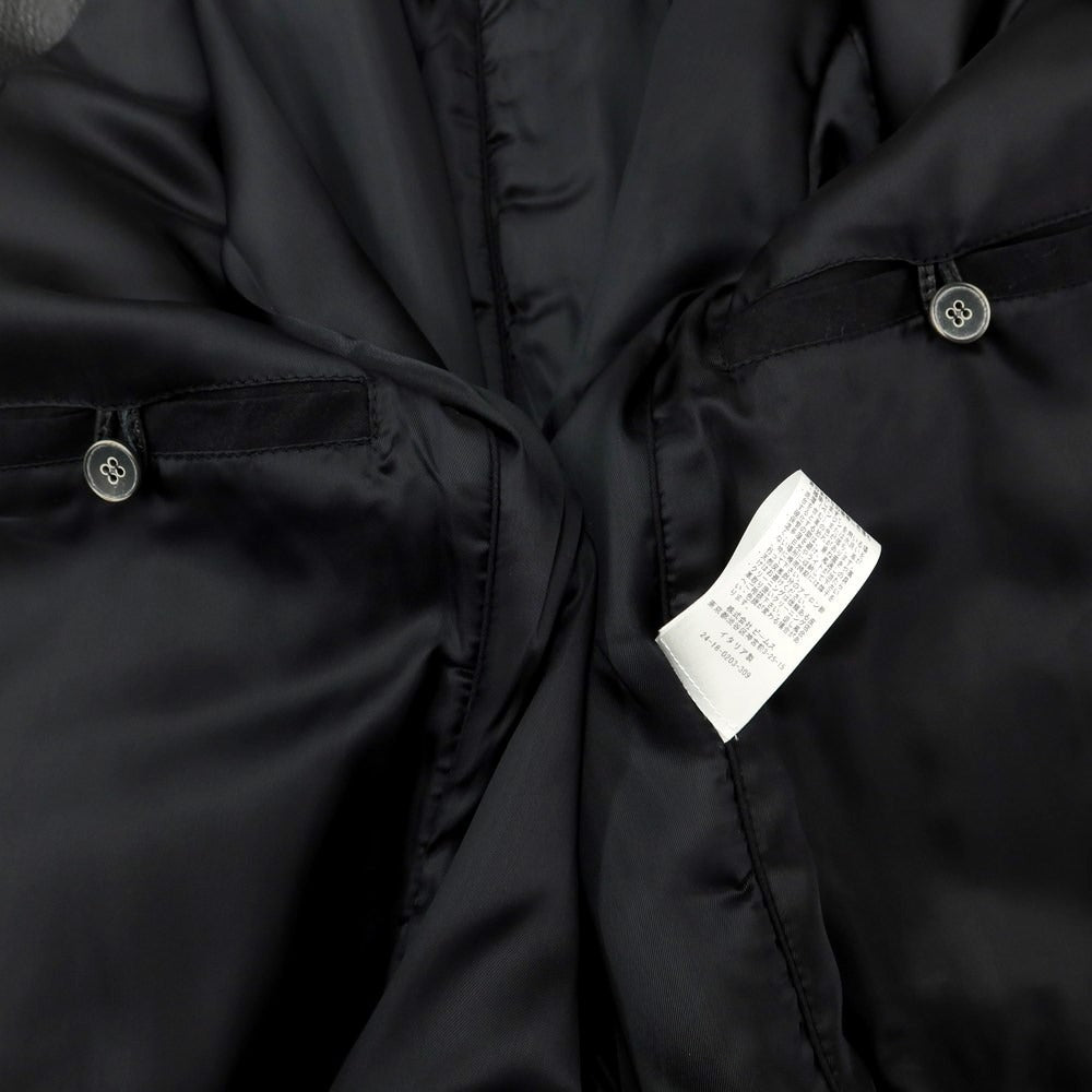 [Used] EMMETI WHITEY BEAMS special order calf leather padded jacket blouson black [size 48] [BLK] [A/W] [condition rank B] ​​[men&