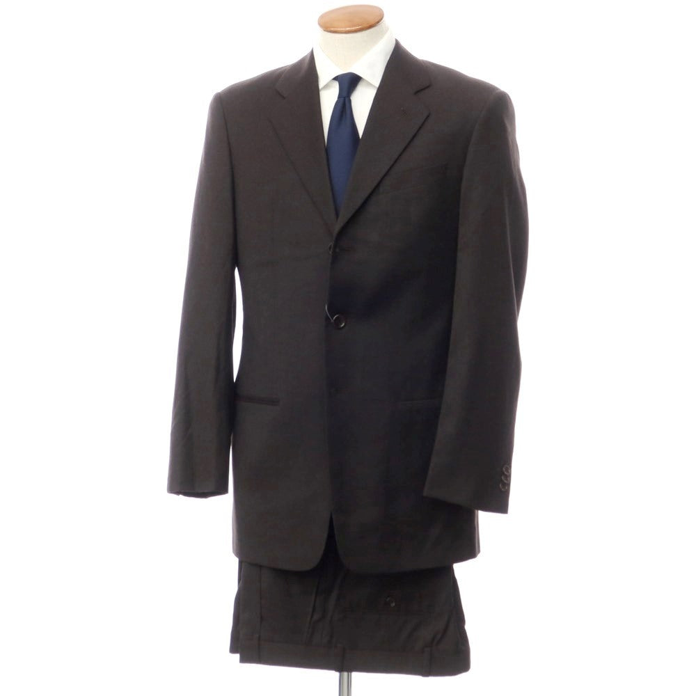 [Used] ARMANI COLLEZIONI wool cashmere 3 button suit dark brown [size 46] [BRW] [A/W] [Condition rank A] [Men&