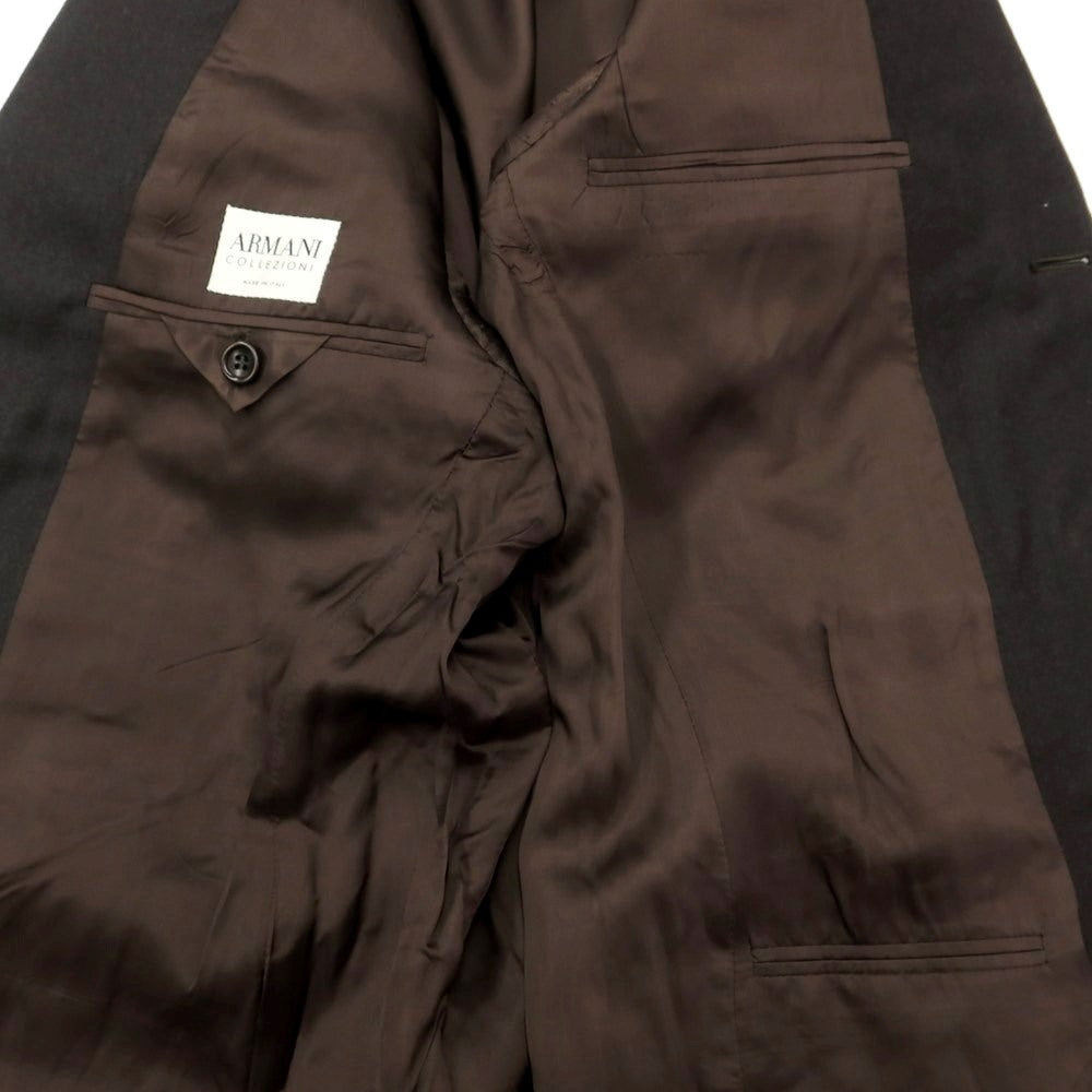 [Used] ARMANI COLLEZIONI wool cashmere 3 button suit dark brown [size 46] [BRW] [A/W] [Condition rank A] [Men&