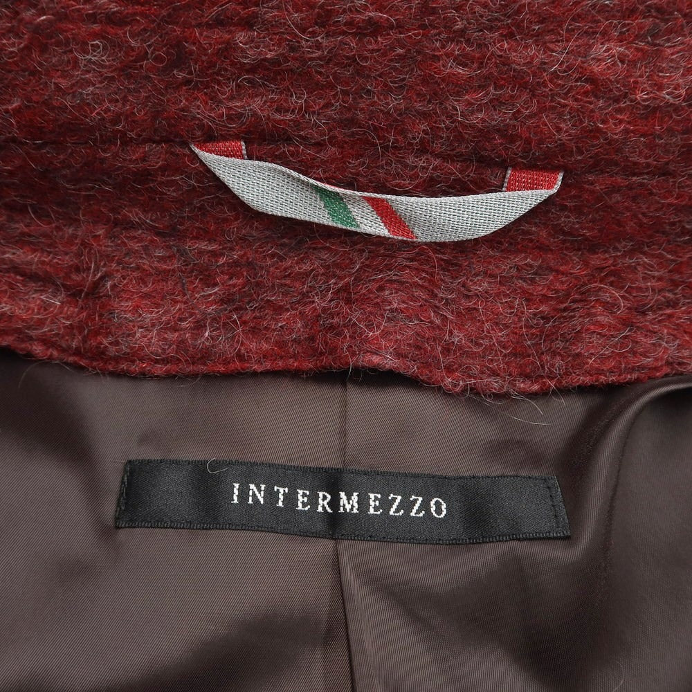 [Used] INTERMEZZO Acrylic Wool 2B Casual Jacket Wine Red [Size L] [RED] [A/W] [Condition Rank A] [Men&