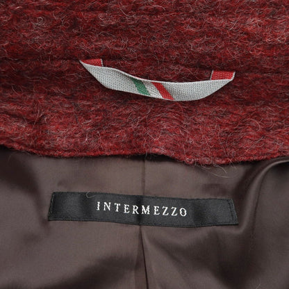 [Used] INTERMEZZO Acrylic Wool 2B Casual Jacket Wine Red [Size L] [RED] [A/W] [Condition Rank A] [Men&