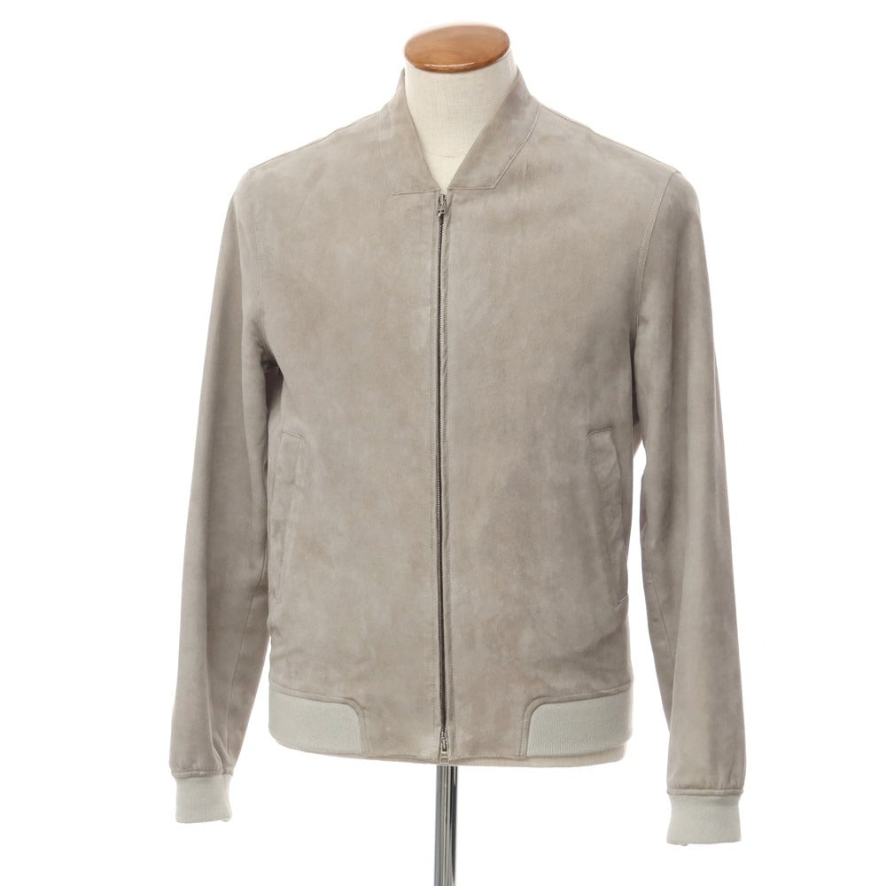 [Used] Herno Goat Suede Leather Jacket Blouson Greige [Size 46] [GRY] [A/W] [Condition Rank C] [Men&