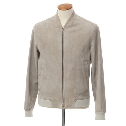 [Used] Herno Goat Suede Leather Jacket Blouson Greige [Size 46] [GRY] [A/W] [Condition Rank C] [Men&