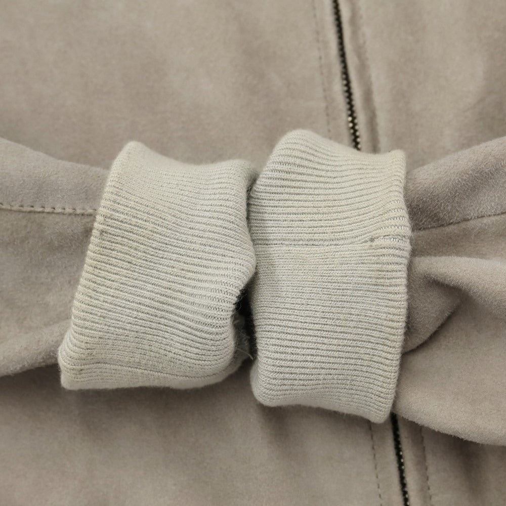 [Used] Herno Goat Suede Leather Jacket Blouson Greige [Size 46] [GRY] [A/W] [Condition Rank C] [Men&