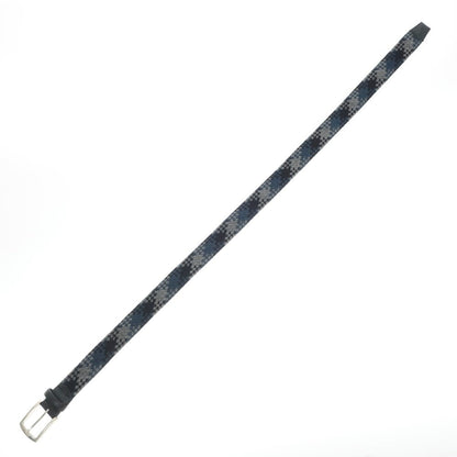 [Used] JACOB COHEN wool mesh belt, navy x gray [size 33/34] [NVY] [S/S/A/W] [Condition rank B] ​​[Men&